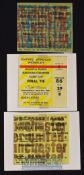 1967/68 Manchester Utd European Cup match tickets homes v Gornik, v Real Madrid (EC s.final) plus