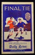 1927 FA Cup final football programme Cardiff City v Arsenal 23 April 1927 at Wembley. Good.