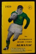 1959 Australian Rugby Union Almanac: After the Playfair pattern, fact-filled work of reference on