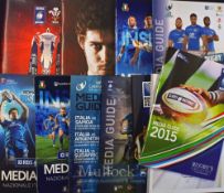 Rugby Media Guides Bundle (12): Softback, incredibly detailed issues from Wales (2), England (1),