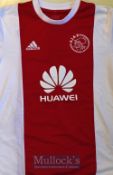 Ajax Cape Town Football Shirt in red and white, short sleeve, size M