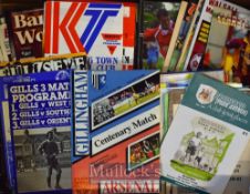 Quantity of Assorted Friendly Football Programmes includes a mixed selection of seasons and teams,