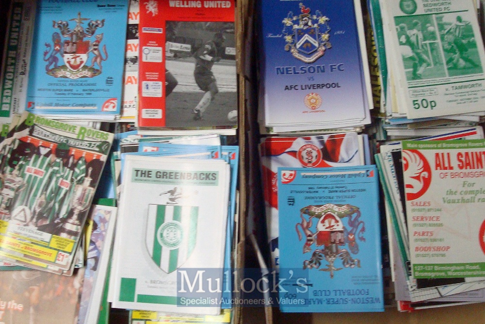 Quantity of Non-League Football Programmes a wide variety including, mixed dates, condition mixed