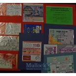 2000/01 Selection of Manchester Utd tickets FA Cup Fulham (a), WHU (h), Worthington Cup aways