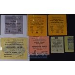 1965/66 Manchester Utd away match tickets to include Chelsea, Preston NE (FAC), West Ham Utd x 2,