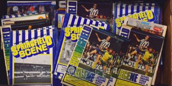 Selection of Wigan Athletic home football programmes many 1980~s onwards some aways noted,