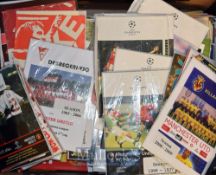 Quantity of Manchester United football Programmes/Publications largely from 1990s onwards with