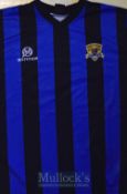 Black Leopards 1983 (South Africa) Football Shirt in black and blue, short sleeve, size XL