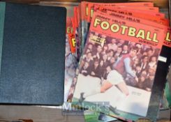 Selection of 1967-70 Jimmy Hill~s Football Weekly Magazines – a set of 131 editions, with the