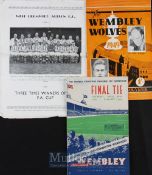 1949 FA Cup final official match programme Wolverhampton Wanderers v Leicester City, 1949 The