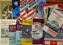 Selection of Mixed Football Programmes from 1957 to 1980s to include Nottingham Forest homes, with