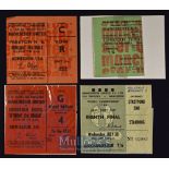 1965/66 Manchester Utd home match tickets to include Preston NE (FAC), Rotherham Utd (FAC), Partizan