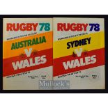1970 All Blacks Rugby Tour to South Africa Brochures (2): Substantial Volumes 1 and 2, colour