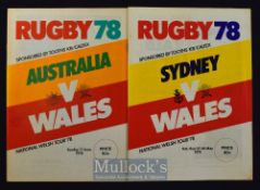 1970 All Blacks Rugby Tour to South Africa Brochures (2): Substantial Volumes 1 and 2, colour