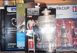 Selection of FAC football match programmes 1969 (Daily Mirror special), 1991, 1992, 1993, 1993