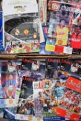 1999/2000 Manchester Utd home match programmes (27) and aways (20) plus Champions League aways