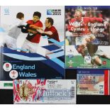 Rugby Programmes & Tickets, Great Wales Rugby Days in England (2): Near-mint issues from Wembley and