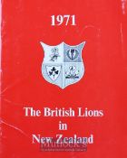 1971 British Lions Rugby Celebration Dinner Tribute Brochure: 64pp sought-after Rugby Union Writers’