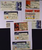 2005/06 Manchester Utd Champions League tickets homes Debrecen, Benfica + fanzone ticket, Lille,