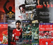 Wales Rugby Programmes in Six Nations 2002-2012 (9): Ireland v Wales 2004 & 2008; Scotland v Wales