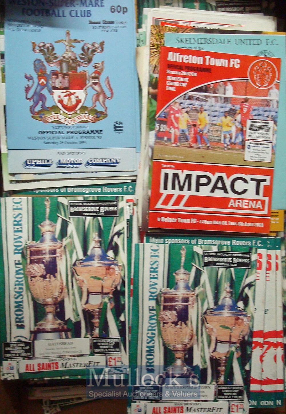 Selection of Non-League Football Programmes to include Bromsgrove Rovers, Northwich Victoria,