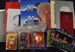 Collection of Manchester Utd Xmas greeting cards from 1980~s onwards - Futera card sets x 3