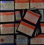 1991/92 Manchester Utd match ticket collection including the final season of Division 1 (41), FAC (