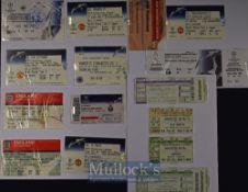 2003/04 Manchester Utd Champions League match tickets Porto (h&a), Rangers (h&a), Stuttgart (h&a),