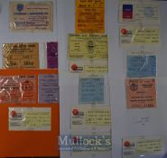1981/82 Manchester Utd Division 1 football tickets homes (20) plus aways (21), FA Cup Watford (a),