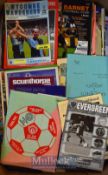 Quantity of Assorted Friendly Football Programmes includes a mixed selection of seasons and teams,