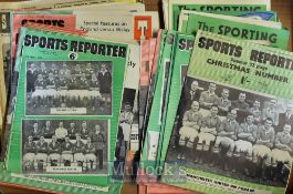 Selection of football magazines late 1940~s to early 1950~s to include Sporting Mirror (23),