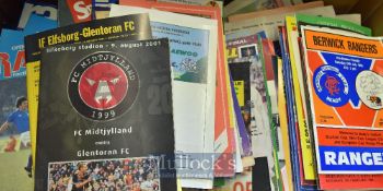 Assorted Scottish Football Programmes from 1960s onwards running through to modern era, mixed