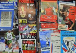 Quantity of Assorted British Clubs in Europe Football Programmes from 1960s onwards running