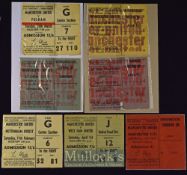 1966/67 Manchester Utd home match tickets to include West Ham Utd, Nottingham Forest, Manchester