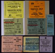 1966/67 Manchester Utd away match tickets to include Arsenal, Tottenham Hotspur, Sheffield