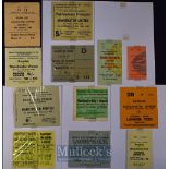 1967/68 Manchester Utd away match tickets to include Arsenal, Burnley x 2, Manchester City, WBA,