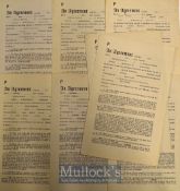 1963/64 Bolton Wanderers Football Players Contracts includes a varied selection of players such as