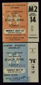 1966 World Cup match tickets at White City 15 July 1966 France v Uruguay at Wembley 19 July 1966