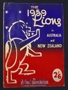 1959 British Lions Rugby Tour to NZ Large Review Brochure: FW Boshier’s popular, larger than A4 size