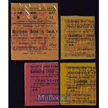 1964/65 Manchester Utd home match tickets to include Burnley (FAC), Stoke City (FAC), Borussia