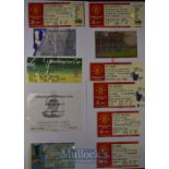 2002/03 Manchester Utd FA Cup match tickets homes Portsmouth, WHU, Arsenal; Worthington Cup match