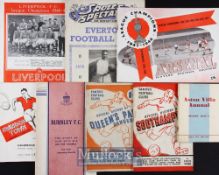 Selection of early post war football publications to include 1947 Liverpool league champions 1946/