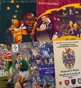 Less usual Irish & Scottish Rugby Programme Selection (6): England /Wales v Scotland/Ireland 1970;