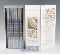 Rugby World Cup 2011 Programmes Box Set: Housed in two slip cases, all 48 issues from the RWC held