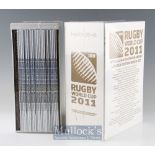 Rugby World Cup 2011 Programmes Box Set: Housed in two slip cases, all 48 issues from the RWC held