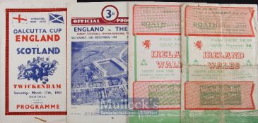 1951 Five Nations ‘Pirate’ and other Rugby Programmes (4): From Ireland’s Championship season, the