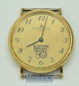 ~Soccer Bowl 80~ Baume & Mercier 14ct Gold Wristwatch inscribed to reverse ~Phil Parkes 1980 Top