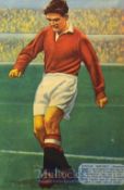 Duncan Edwards Signed Manchester United Display depicts Edwards on Magazine page, with ~Best