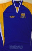 FC Cape Town Football Shirt in blue and yellow, short sleeve shirt, size L