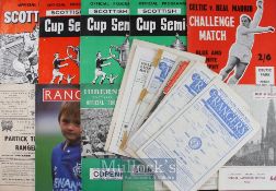 Selection of Scottish football programmes to include Scottish cup semi-finals 1959 Celtic v St.